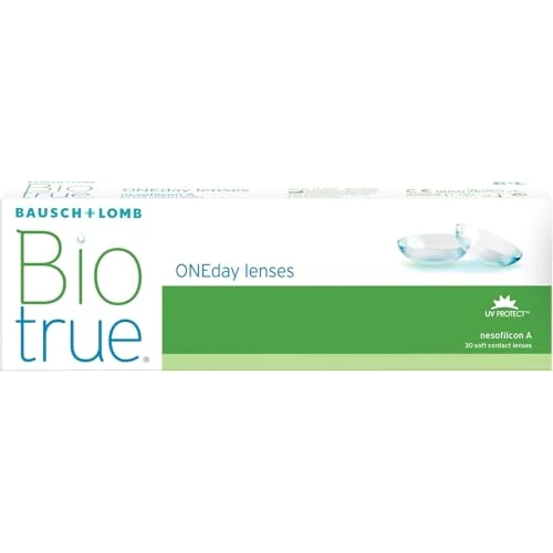 Biotrue ONEday BAUSCH + LOMB lentillas diarias esféricas, 30 unidades / 8.6 BC / 14.20 DIA / -02,25