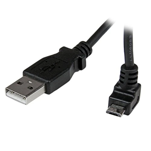 Offerta a tempo: StarTech Cavo USB-A a Micro-B Angolato in Alto 1m - M/M - Nero (USBAUB1MU) - 37% da 7.60 € a 4.82 €