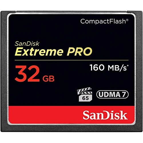 SanDisk Extreme Pro CompactFlash Scheda di Memoria 32 GB, 160 MB/s