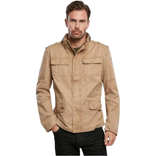 Offerta a tempo: Brandit Britannia Jacket, Uomo, Camel, M - 38% da 79.90 € a 49.49 €