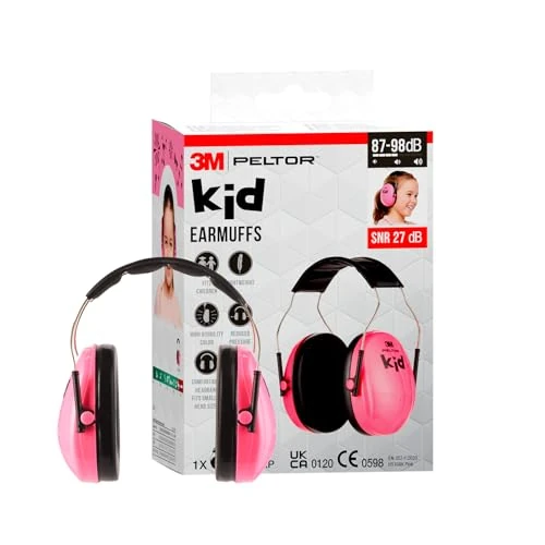 Offre limitée : 3M Casque antibruit pour enfants Peltor H510AK, rose. Taille ajustable. Contre des niveaux de bruit de 87 à 98 dB (SNR : 27dB) ; écoles, concerts, festivals, feux d'artifice, événements sportifs de 16.06 € à 15.26 € (5% de remise)