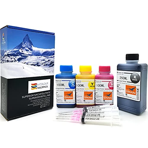 Limited-time offer: 550ml Refill Ink Kit compatible with HP 304 HP304 XL Ink Cartridges -for HP Envy 5030 5032 5020 5010, Deskjet 3760 2630 3750 2620 2622 3720 3762 3730 3733 Printers from 17.30 GBP to 13.60 GBP (save 21%)