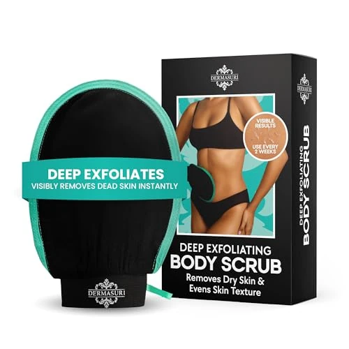 Offerta a tempo: Dermasuri – Guanto Esfoliante Corpo Profondo – Scrub Levigante e Rimozione Abbronzatura – Guanto Coreano per Uomo e Donna – Idea Regalo Spa – Trattamento Cheratosi Pilare – 1 Pezzo - 0.00% da 15.99 € a 15.99 €