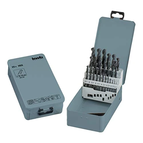 Tijdelijke aanbieding: kwb Krafttixx HSS Metaalborenset, 25-delig, Ø 1 tot 13 mm (helling 0,5 mm) van 21.35 € naar 21.35 € (0.00% korting)
