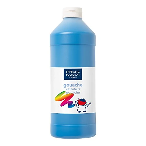 Lefranc Bourgeois Tempera Liquida - Gli Essenziali - 1 Litro - Blu Primario