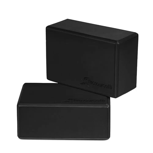 Offerta a tempo: ProsourceFit Foam Yoga Blocks, High Density EVA Yoga Bricks 4”x 6” x 9” (Set of 2) - 49% da 19.99 € a 10.16 €