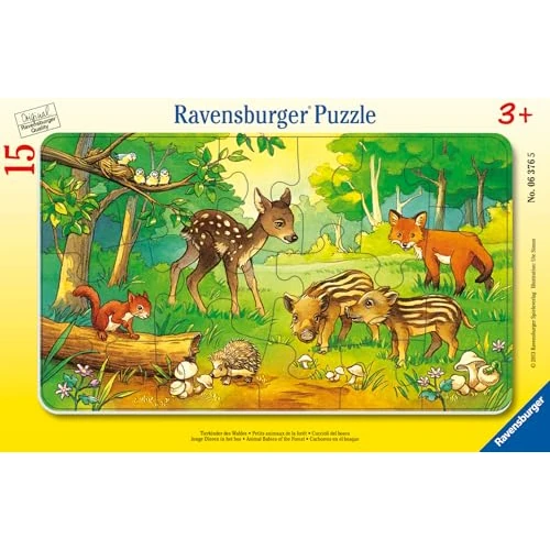 Oferta limitada: Ravensburger - Puzzle con marco de 15 piezas (29.7x19 cm) (6376) de 9.02 € a 9.02 € (ahorro 0.00%)