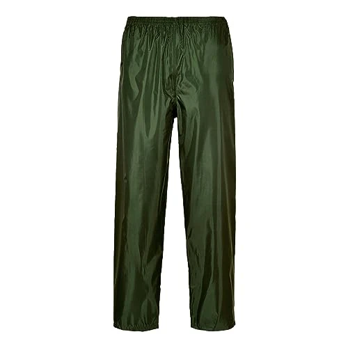 Limited offer: Portwest S441 Classic Adult Waterproof Rain Pants with Snap Adjustable Hems, Black, Large from 13.63 EUR to 7.30 EUR (save 46%)