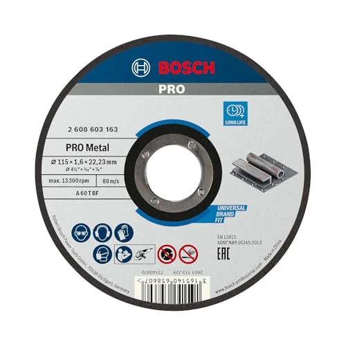 Bosch to Standard Cutting disc hub Dish for Metal 115 x 1.6 MM - 2608603163