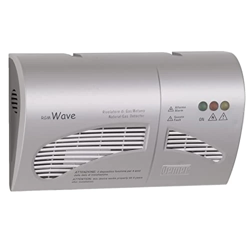 Offerta a tempo: VEMER VN784500 RGM Wave - Rilevatore Gas Metano, Installazione a Parete, Alimentazione 230V, Alluminio - 6% da 78.38 € a 73.41 €