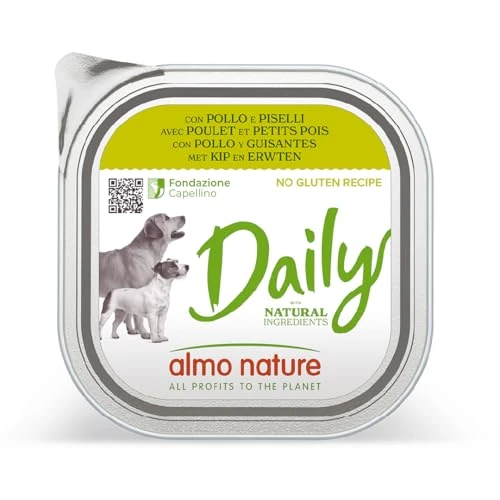 Limited-time offer: Almo Nature Daily - Dog Wet Food for Adult Dogs - Patè - Beef - 400g, Pack of 24 from 12.40 £ to 12.40 £ (save 0.00%)