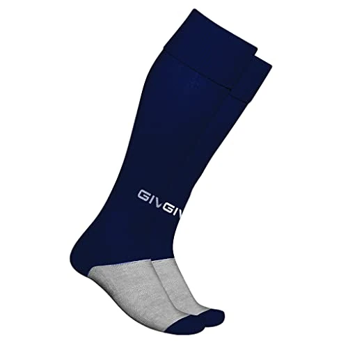 GIVOVA Mixte Chaussettes Bas de football, Bleu, 40 EU