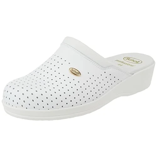 Offerta a tempo: Scholl Linea Professionale Clog Backguard, Bianco, 38 EU — 42% da 65,00 € a 37,64 €