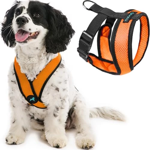 Limited-time offer: Gooby Comfort X Head-in Dog Harness, Choke-Free, Orange, Medium from $24.37 to $24.37 (save 0.00%)