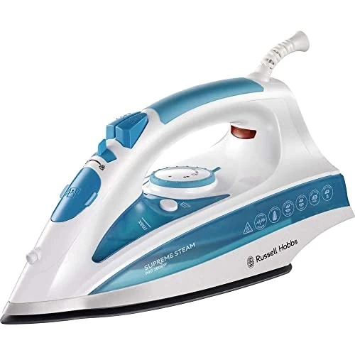 Beperkte aanbieding: Russell Hobbs stoomstrijkijzer [2600W, 210g extra stoomboost, 70 g/min stoom] Steamglide Pro (300ml watertank, keramische zoolplaat, zelfreinigend & sprayfunctie, anti-kalk, druppelstop) 20562-56 van 29.99 EUR naar 29.06 EUR (besparing 3%)