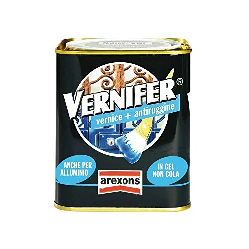 Offerta a tempo: AREXONS 4883 VERNIFER | Verde Bosco Satinato, 750 ml Prodotto Verniciante, Smalto Antiruggine, Adatto a Protezione e Finitura di Idi Interni ed Esterni, Gel Verniciante - 31% da 26.00 € a 17.83 €