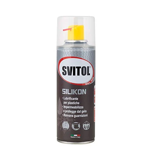 Offerta a tempo: Svitol Lubrificante Spray 200 ml al silicone, per plastiche, impermeabilizza, resiste alle temperature, rinnova guarnizioni, cannuccia integrata, valvola 360° - 0.00% da 10.84 € a 10.84 €