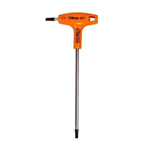 Offerta a tempo: BETA - Chiave a Brugola con Impugnatura a T Professionale 4 mm, Maschio Esagonale Piegato Cromato ad Alta Coppia, Impugnatura Ergonomica per Spazi Ristretti, 96T 4 - 0.00% da 12.12 € a 12.12 €