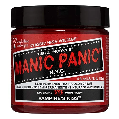 Oferta limitowana: Manic Panic Classic Cream Półtrwała Farba do Włosów, Vampire'S Kiss, 118 ml z 42.48 zł na 42.48 zł (oszczędź 0.00%)