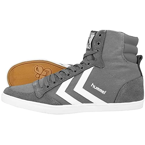 hummel Slimmer Stadil HIGH, Hohe Sneaker, Grau (Castle Rock/White KH 2651), 40 EU (6.5 UK)