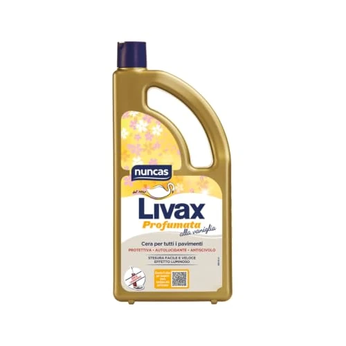 Offerta a tempo: Nuncas Livax - Cera Protettiva Pavimenti Profumata - 1000 ml - 0.00% da 10.90 € a 10.90 €