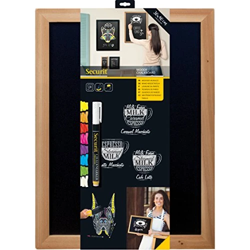Tijdelijke aanbieding: Securit Krijtbord, 30 x 40 cm, meerkleurig van 28.54 € naar 28.54 € (0.00% korting)