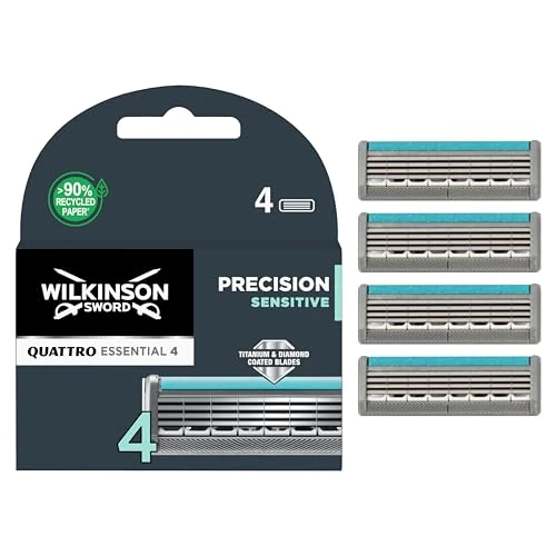 Beperkte aanbieding: Wilkinson Sword Quattro Titanium gevoelige messen Titanium Sensitive. 4 Stuk 4 stuks. van 7.22 EUR naar 7.22 EUR (besparing 0%)