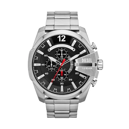 Offerta a tempo: Diesel Orologio Cronografo Quarzo Uomo con Cinturino in Acciaio Inossidabile DZ4308 - 32% da 289.00 € a 196.69 €