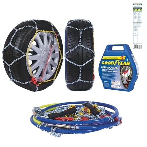 Oferta limitada: Goodyear 77907: "G9" Cadenas de nieve 9 mm para coches, Talla 090, TÜV Süd y ÖNORM V5117 de 37.99 € a 35.95 € (ahorro 5%)