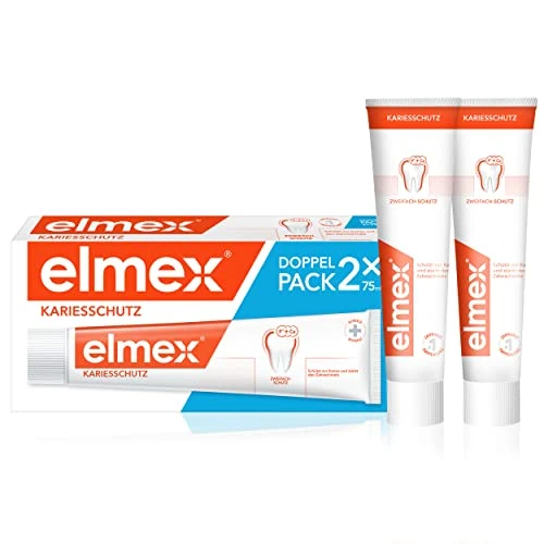Elmex Profesional - Pasta de dientes - CARIES PROTECTION, paquete doble (2x75ml)