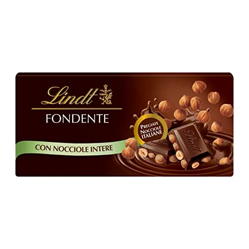Tavoletta di Cioccolato Fondente con Nocciole Intere Lindt gr.100