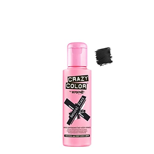 Limited-time offer: Crazy Color Hair Color Cream Number 32, Natural Black 100 ml from 6.95 £ to 6.25 £ (save 10%)