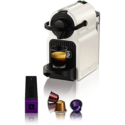 Tijdelijke aanbieding: Krups Nespresso Inissia XN1001 wit capsulemachine, korte opwarmtijd, compact formaat, instelbare koffiehoeveelheid van 99.99 EUR naar 69.99 EUR (korting 30%)