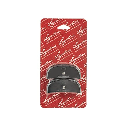 Lagostina - Par de asas de plástico con tornillo, negro, piezas de recambio Misura 3 Negro