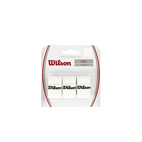 Wilson Pro Overgrip Sensation Overgrips Raqueta-Unisex, Blanco, NS, Única