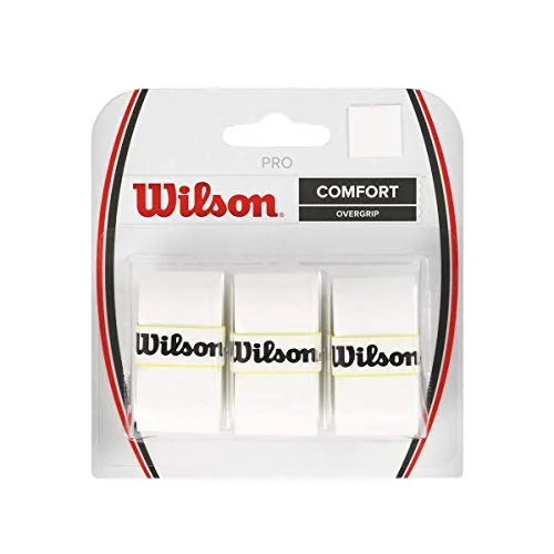 Wilson Griffband Pro Overgrip 3 Pack, White, WRZ4014WH