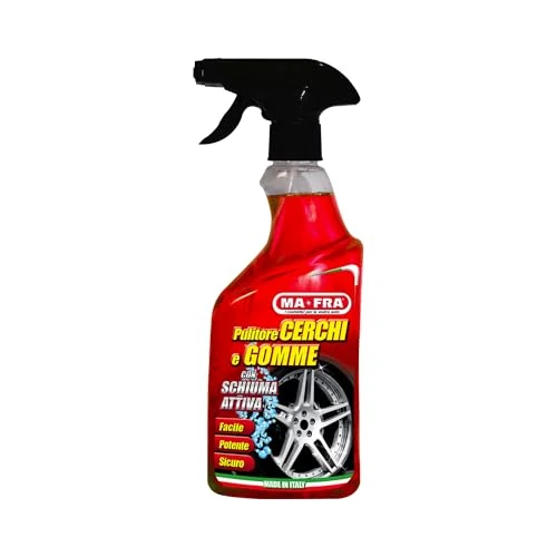 Mafra H0361, limpiador de llantas y neumáticos, limpia y desengrasa los arcos de las ruedas, utilizable con o sin espuma, tamaño 500 ml