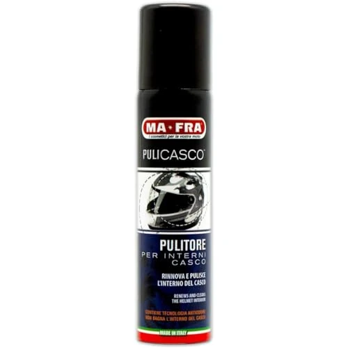 Oferta limitada: Mafra, Pulicasco, Spray Limpiador de Interiores de Cascos, Disuelve Los Malos Olores e Higieniza Las Tapicerías, no Deja Marcas, 75ml de 17.10 € a 11.40 € (ahorro 33.33%)