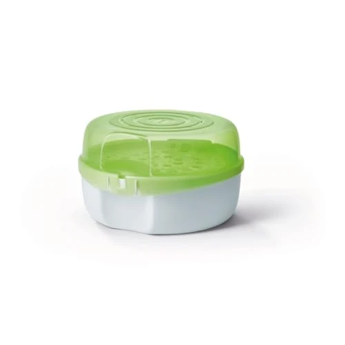 MAM Sterilizzatore per Microonde, Facile Sterilizzazione per Biberon, Ciucci e Tettarelle, Verde