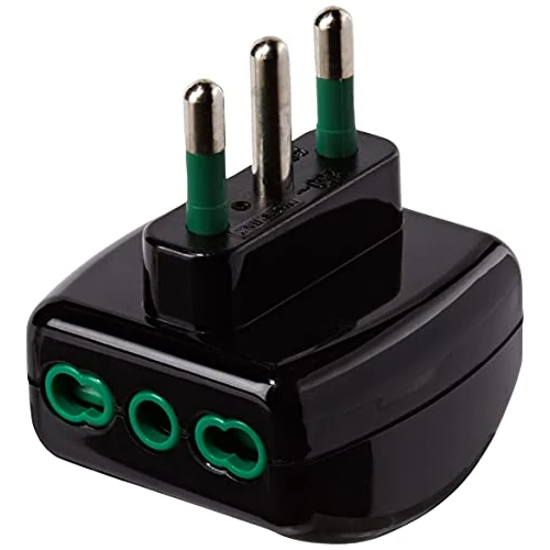 Offerta a tempo: FANTON 82181 adattatore triplo spina grande 16A italiana e 3 prese bipasso 2p+T 16A compatto presa tripla VERTICAL SYSTEM nero - 29% da 9.50 € a 6.71 €