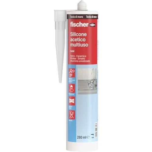 Offerta a tempo: Fischer - Silicone Acetico Multiuso — 44% da 7,90 € a 4,42 €