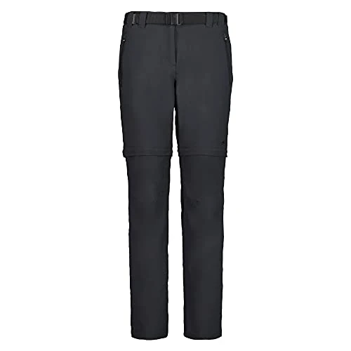 Offerta a tempo: CMP Pantaloni Zip off Elasticizzati da Donna, Antracite, L - 42% da 59.95 € a 34.95 €