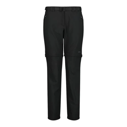 Oferta limitada: CMP Pantalón cremallera mujer stretch, Nero, M de 59.95 € a 39.99 € (ahorro 33%)