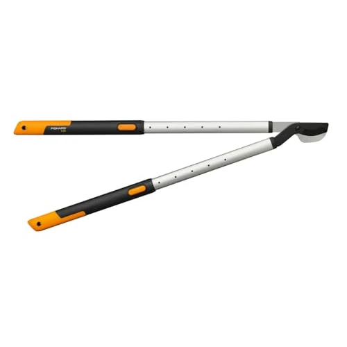Fiskars SmartFit Loppers Bypass L86, Non-stick coating blade, Cutting diameter: 5 cm, Hardened steel, Handle length: 66-90 cm, Black/Orange, 1013564