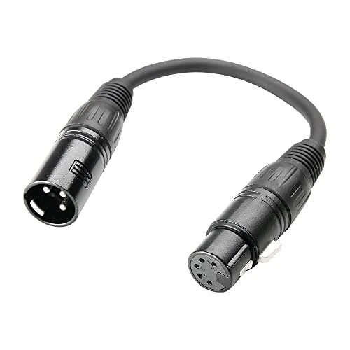 Offerta a tempo: Adam Hall Cables 3 STAR DHM 0020 - Adattatore DMX XLR femmina 5 poli a XLR maschio 3 poli 0,2 m - 21% da 7.62 € a 6.00 €