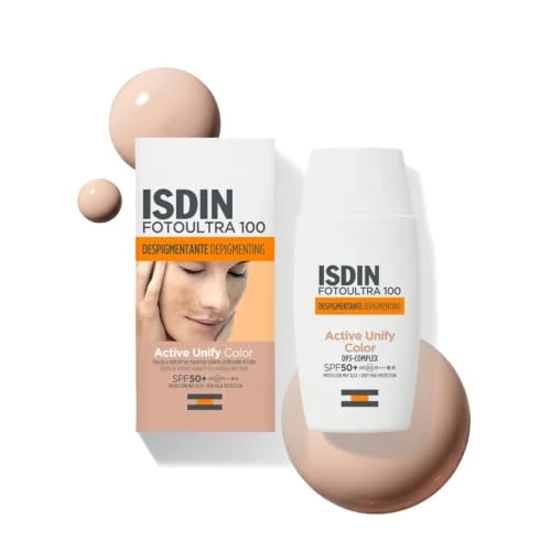 Zeitlich begrenztes Angebot: FotoUltra Isdin DE FotoUltra 100 FotoUltra Isdin DE Active Unify Color SPF 50+ Sonnenschutz für das Gesicht, hellt den Hautton auf und gleicht ihn aus, 50 ml von 24.00 € auf 22.71 € (5% Rabatt)