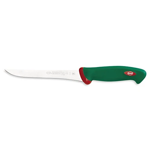 Sanelli Premana Professional Coltello professionale Disosso, Acciaio Inossidabile, Verde/Rosso, 31 x 3 x 4 cm