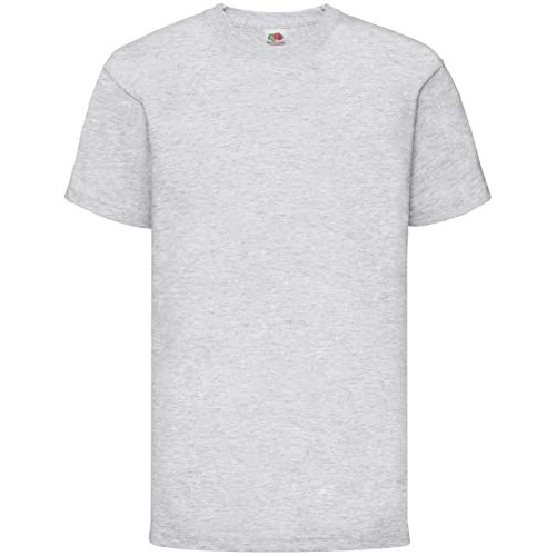 Limited-time offer: Fruit of the Loom Unisex Kids Valueweight Short Sleeve T-Shirt, Heather Grey, 14-15 Years (Manufacturer Size:36) from 4.42 £ to 4.42 £ (save 0.00%)