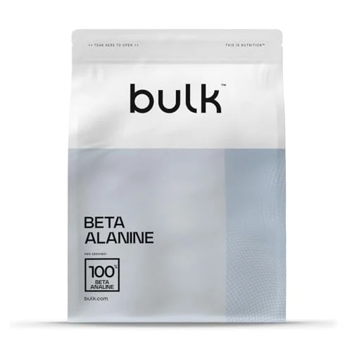 Offerta a tempo: Bulk Beta Alanina in Polvere, 100% Beta-Alanina, Senza Aroma, 4g per Dose, Aminoacido Pre-Workout, 125 Porzioni, Vegano, 500g - 21% da 13.24 € a 10.49 €