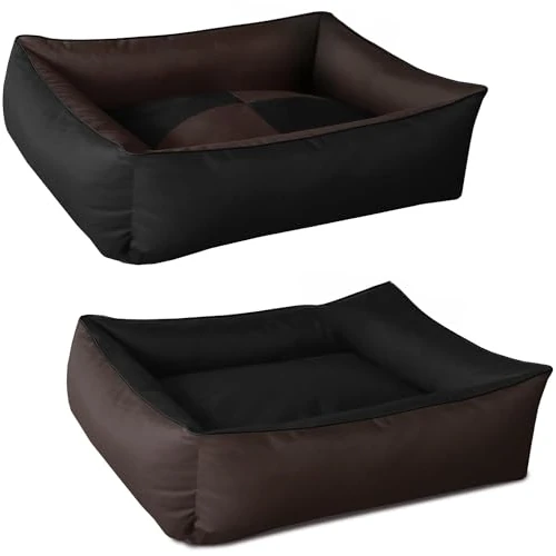 Offerta a tempo: BedDog® 2in1 Max Quattro Marrone/Nero XXL, 120x85 cm, Letto per Cane L Fino a XXXL, 8 Colori, Cuscino, Divano, Cestino per Cane - 43% da 82.62 € a 47.25 €
